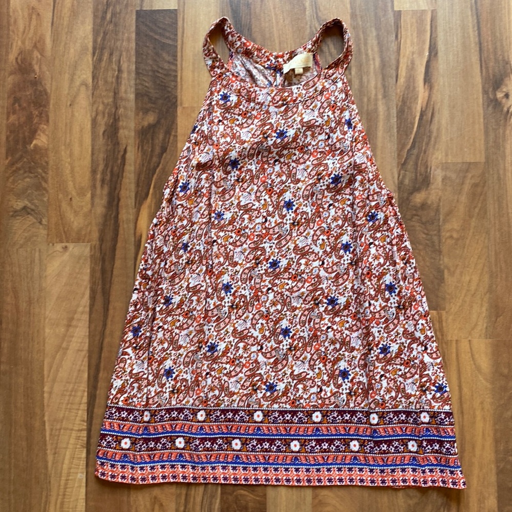 LUCY & LAUREL Paisley Pattern TANK, Size Large.
